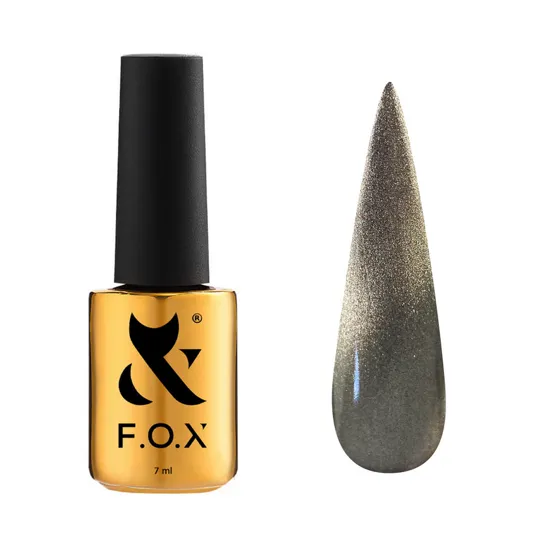 F.O.X Gel Polish  CRISTALINE CAT EYE  Гель-лак з ефектом котячого ока 7 мл №002 Cristaline
